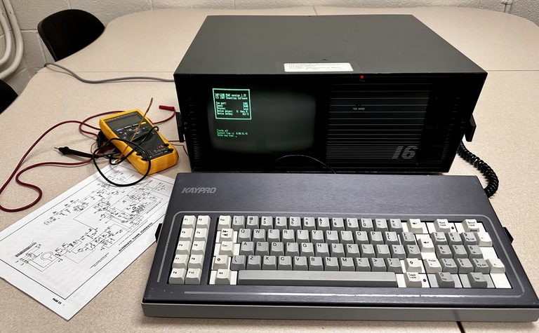 Working Kaypro 16 from the early 1980s