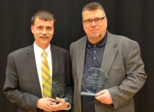 Kirk Corey and Todd Weissenberger recieve Diversity Catalyst Award