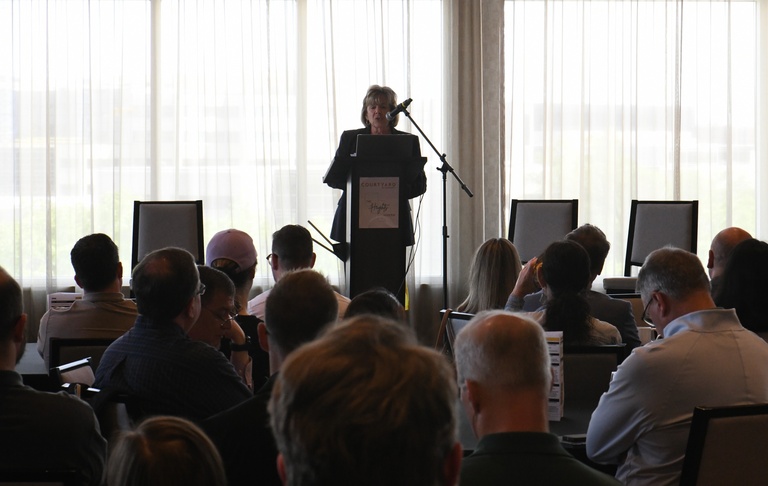 University of Iowa President Barbara Wilson shares gratitude for OneIT staff.