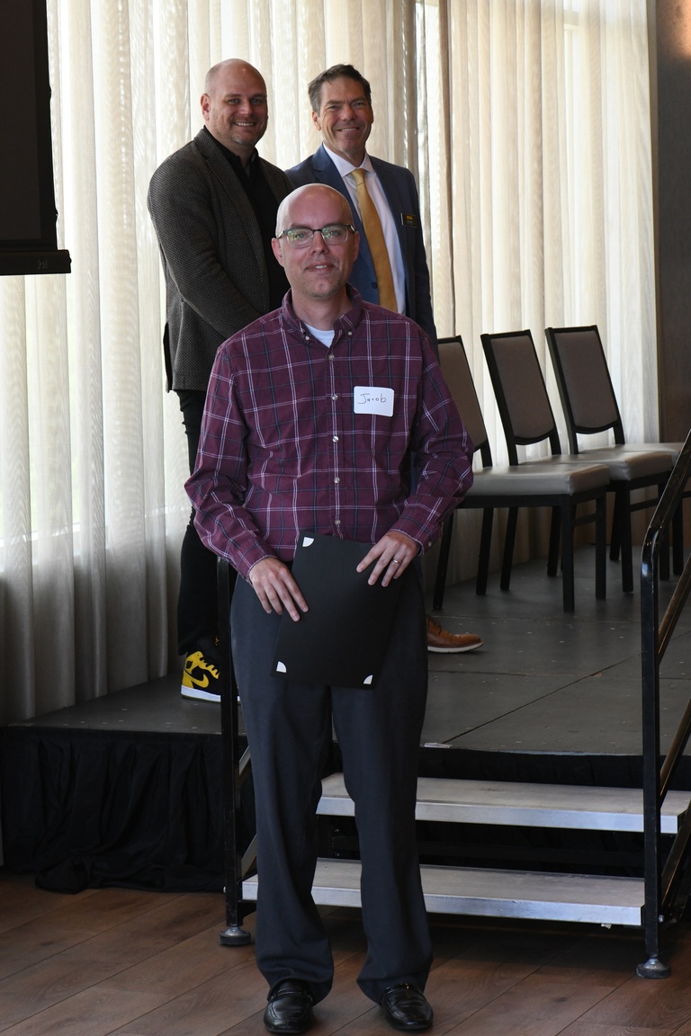 IT Leadership Unsung Hero Award recipient, Jacob Braun, database architect for HCIS.