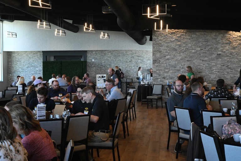 Tech Forum attendees